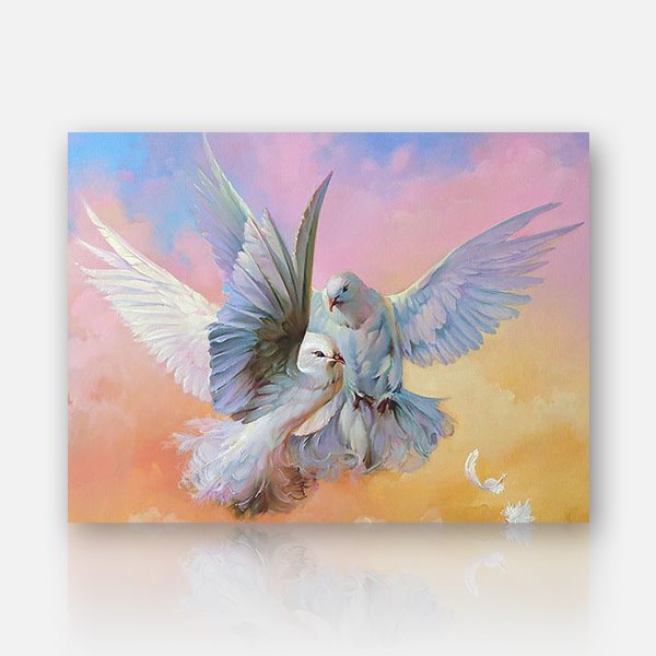 3D 평화의 비둘기 (60x45cm)