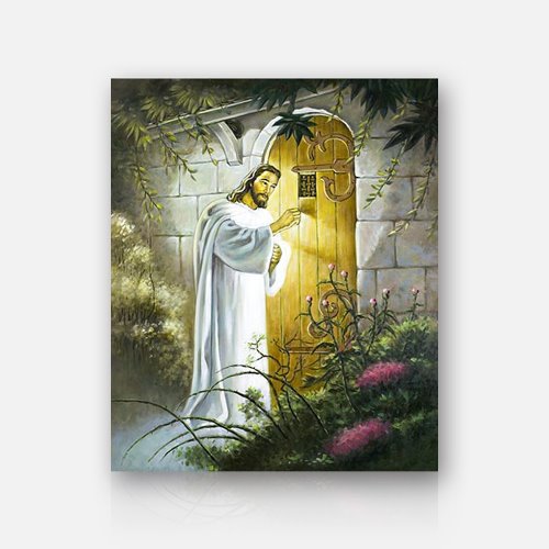 [고려미술] 3D 문 두드리는 예수님(50x60cm)
